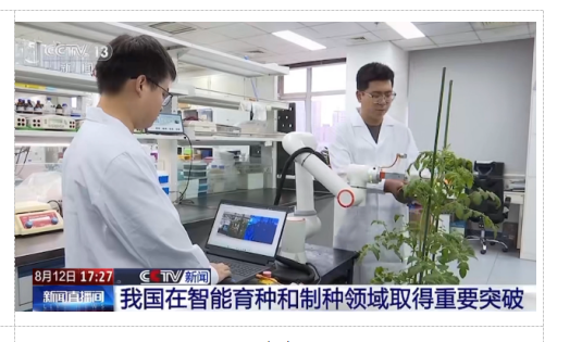 【CCTV-13】我国在智能育种和制种领域取得重要突破